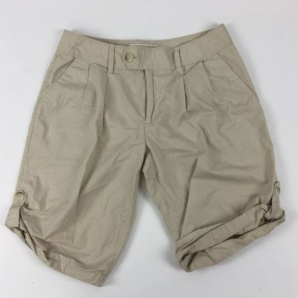 Michael Kors Pants - Michael Kors Shorts Size 0 Tan Pleated Casual